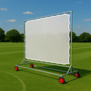 Premium Mobile Mesh Cricket Sight Screen Heavy-Duty Steel Frame 4.25m x 5m