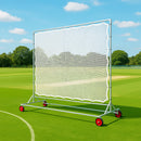 Mobile Cricket Heavy-Duty Premium Mesh Sight Screen Steel Frame 4.25m x 5m