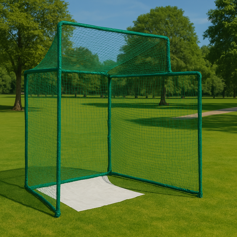 Premium Golf Practice Bay with Rot-Proof Impact Net & Stray Shot Protection