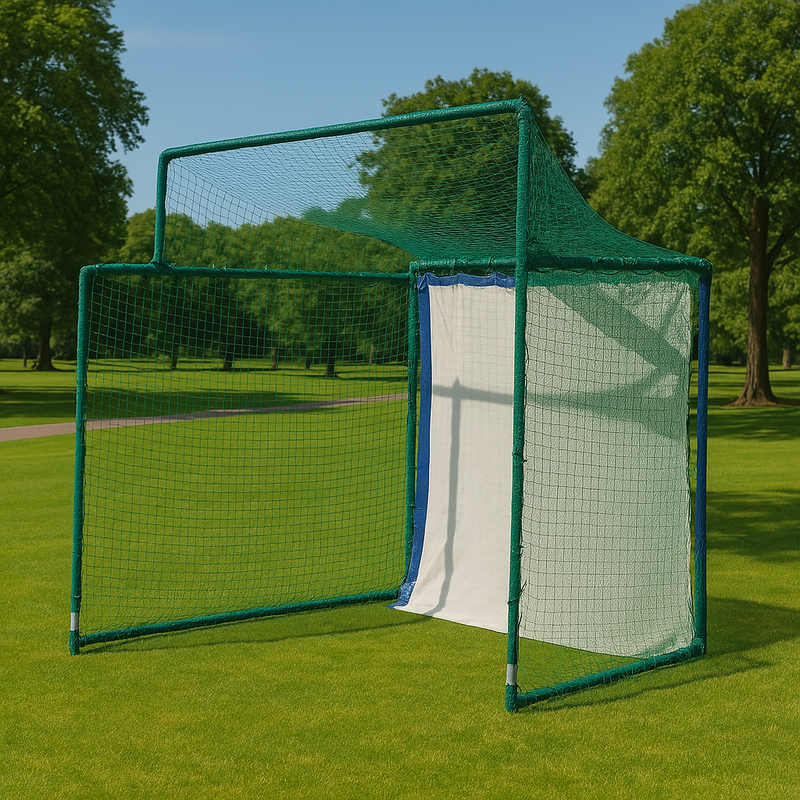 Premium Golf Practice Bay with Rot-Proof Impact Net & Stray Shot Protection