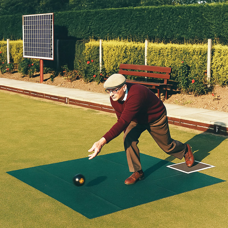 Mat Durable Turf Protection with Reinforced Brass Eyelets