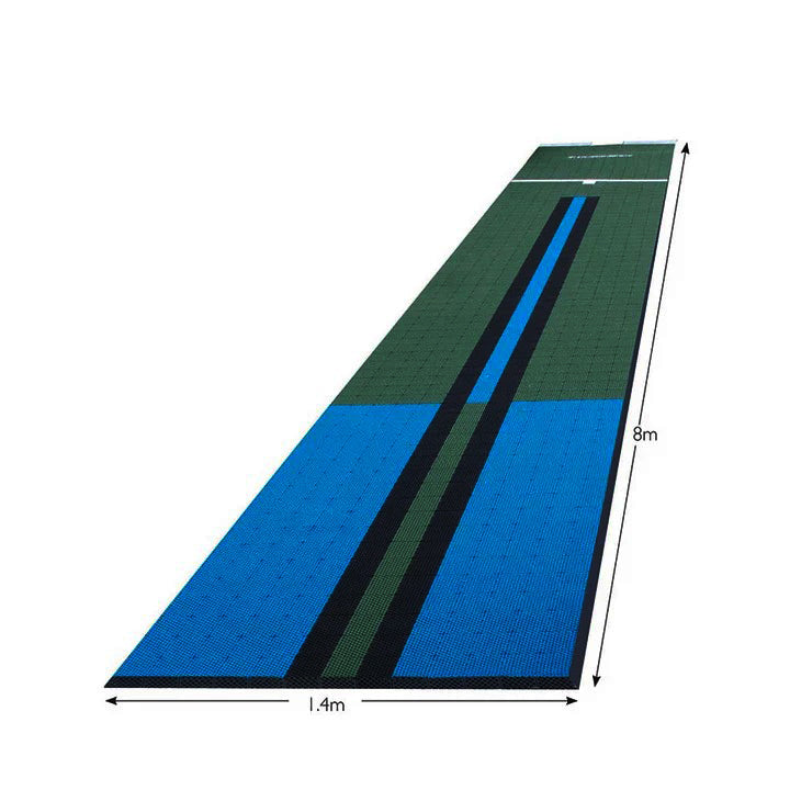 Perfect Durable Cricket Pitch Instant 8m x 1.4m for Clubs & Schools