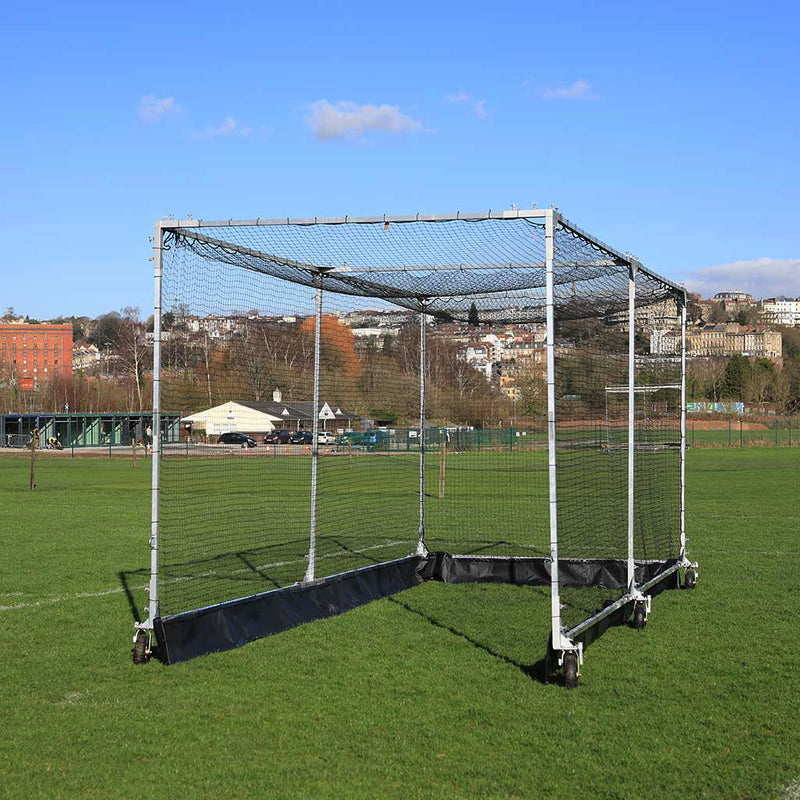 Cricket Cage 3m Aluminium Mobile – Easy to Move with 6 Wheels
