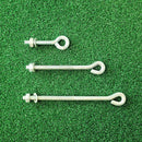 M10 Eyebolt Set Heavy-Duty – 80mm, 150mm, 200mm Options